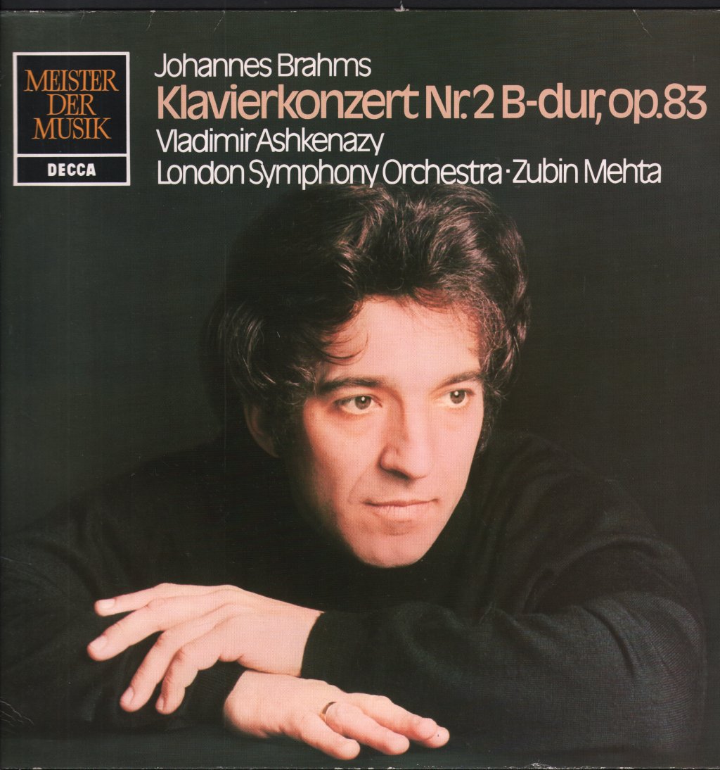 Vladimir Ashkenazy / Zubin Mehta / London Symphony Orchestra - Johannes Brahms - Piano Concerto No. 2 - Lp