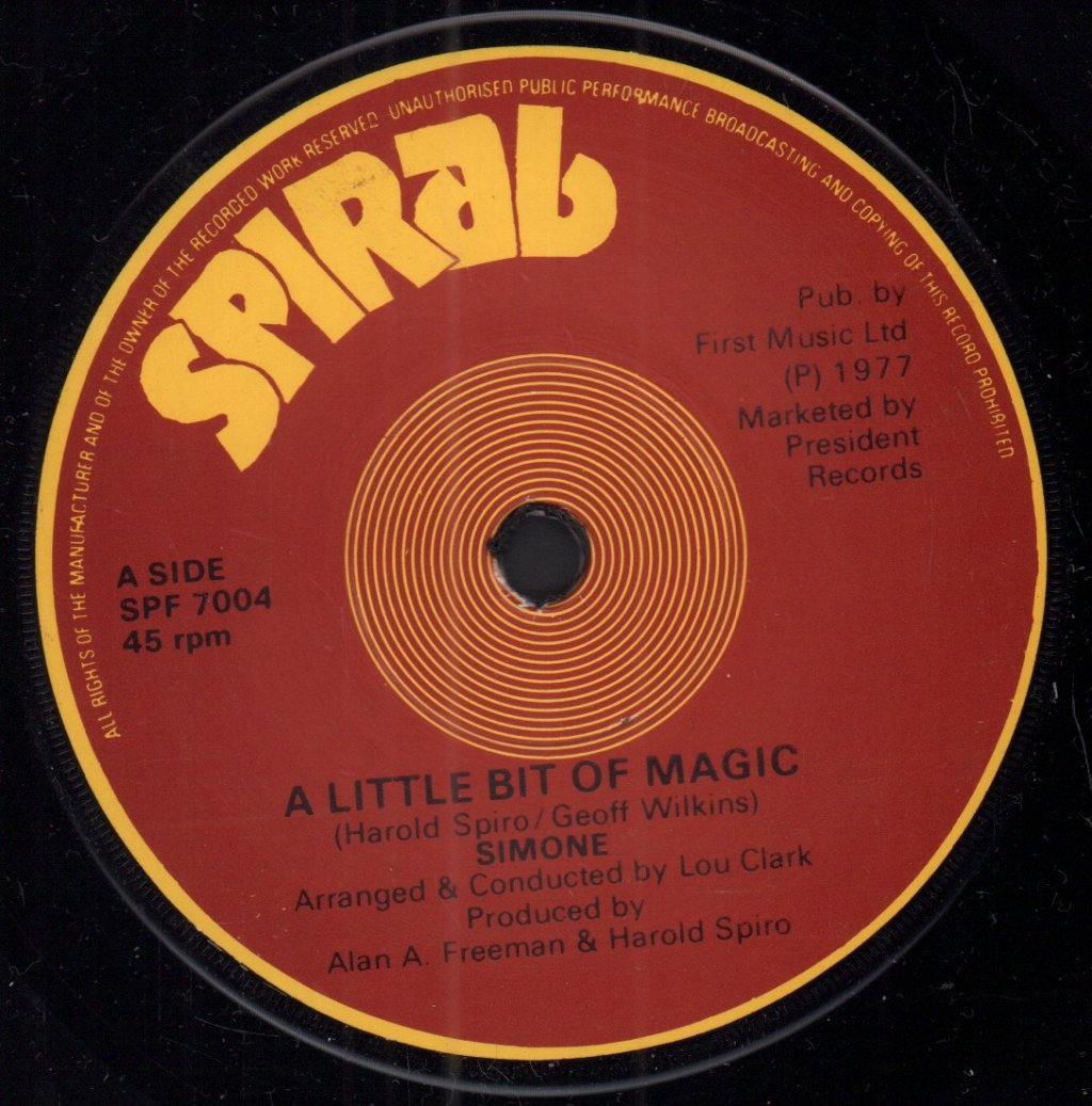 Simone - A Little Bit Of Magic - 7 Inch