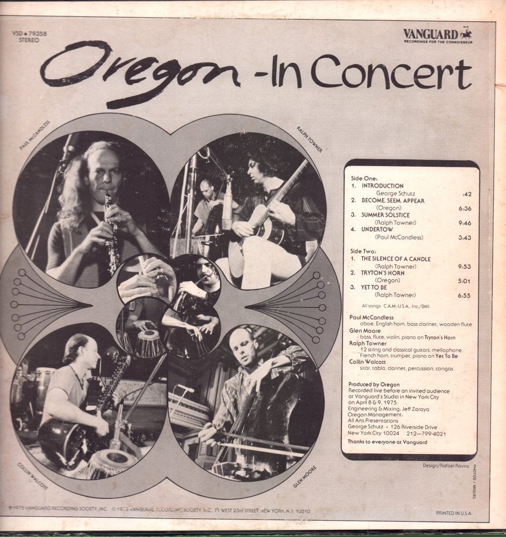 Oregon - In Concert - Lp