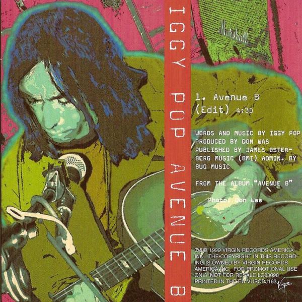 Iggy Pop - Avenue B - Cd