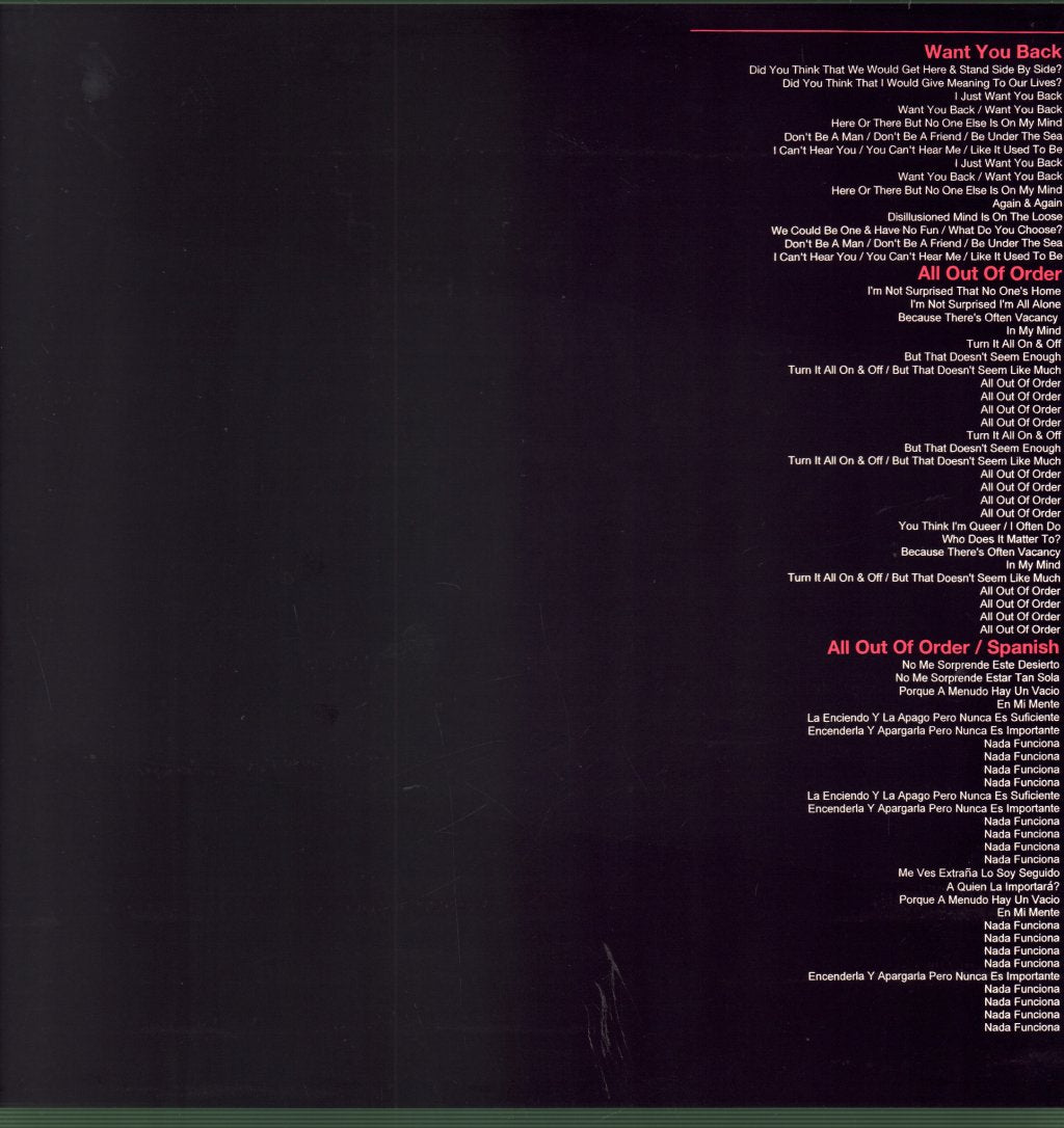 Nite Jewel - Want You Back - 12 Inch