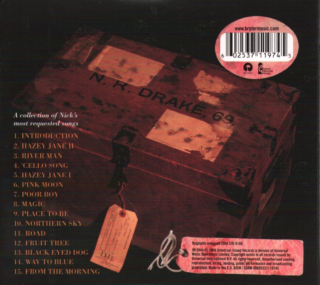 Nick Drake - A Treasury - Cd