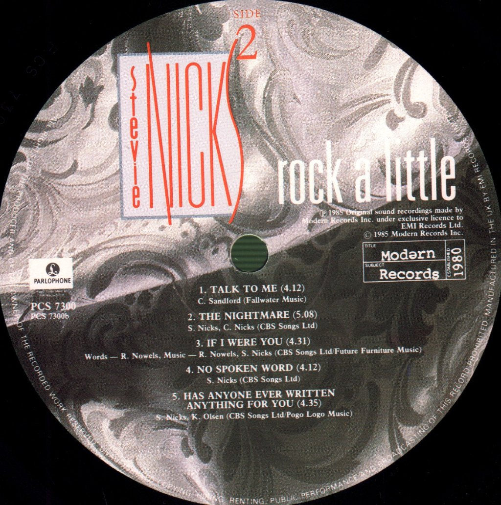 Stevie Nicks - Rock A Little - Lp