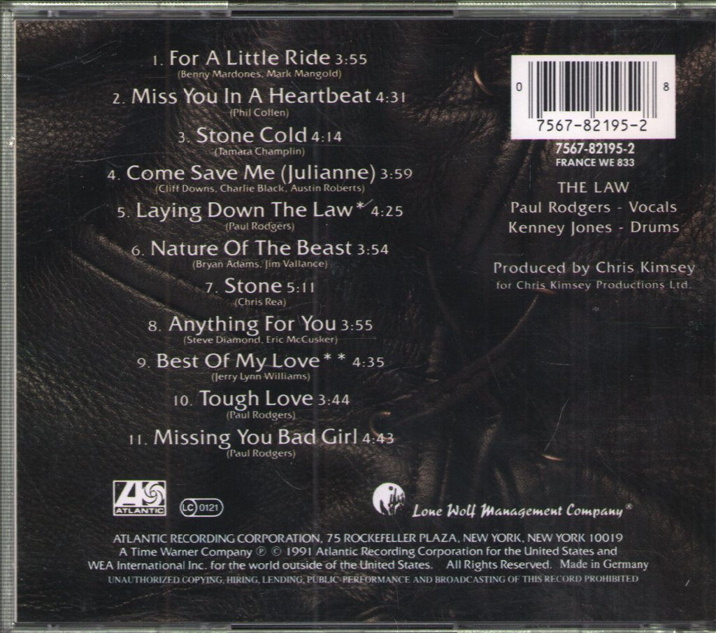 Law (Paul Rodgers) - Law - Cd