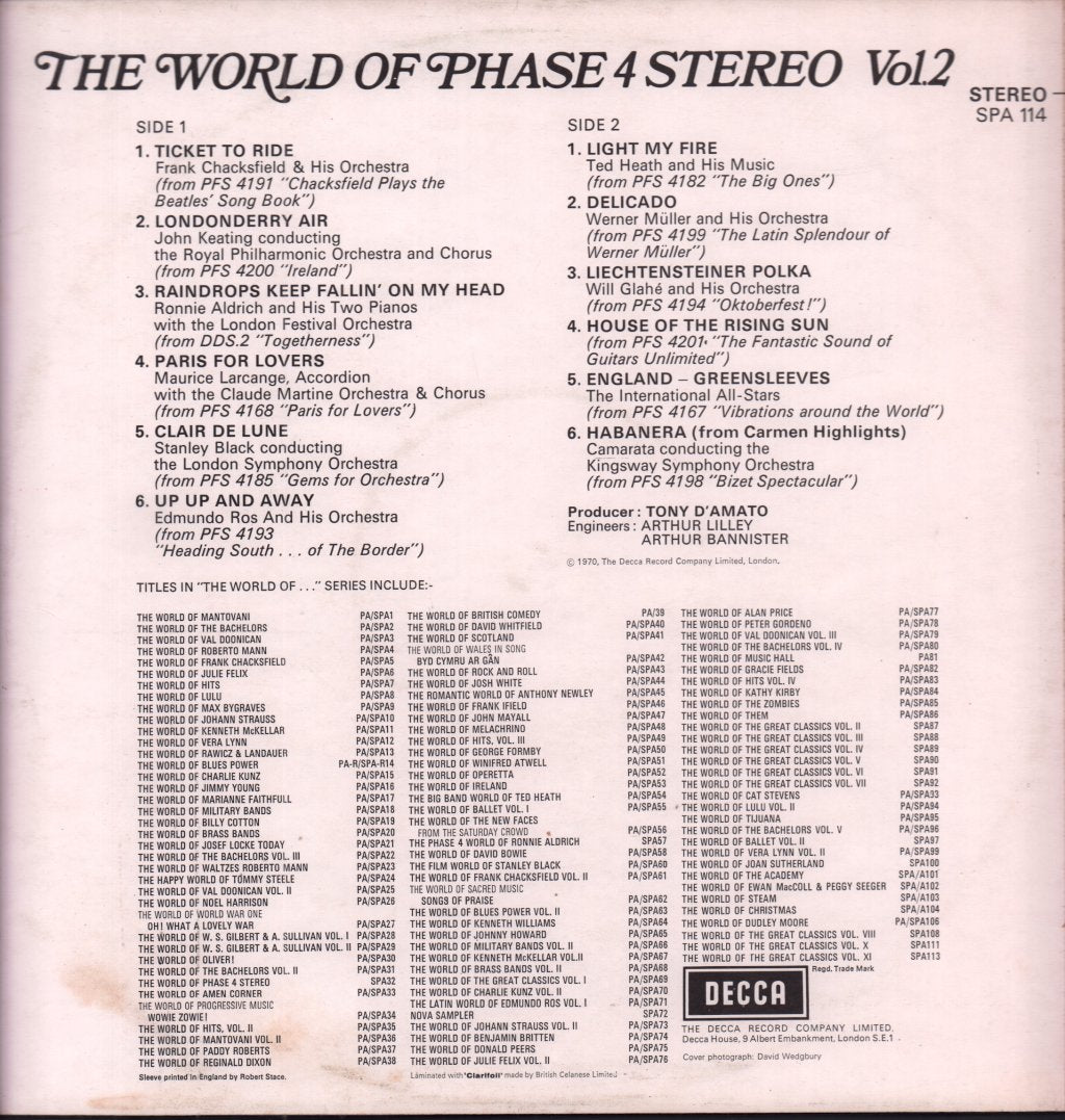 Various Artists - World Of Phase 4 Stereo Vol 2 - Lp