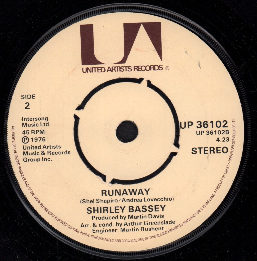 Shirley Bassey - Natali - 7 Inch