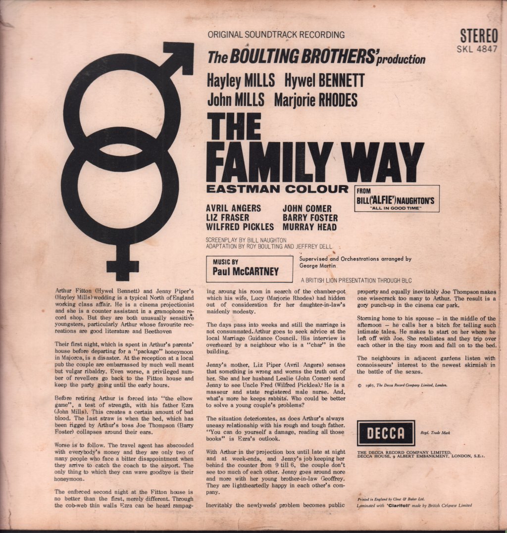 Paul McCartney - Family Way - Lp