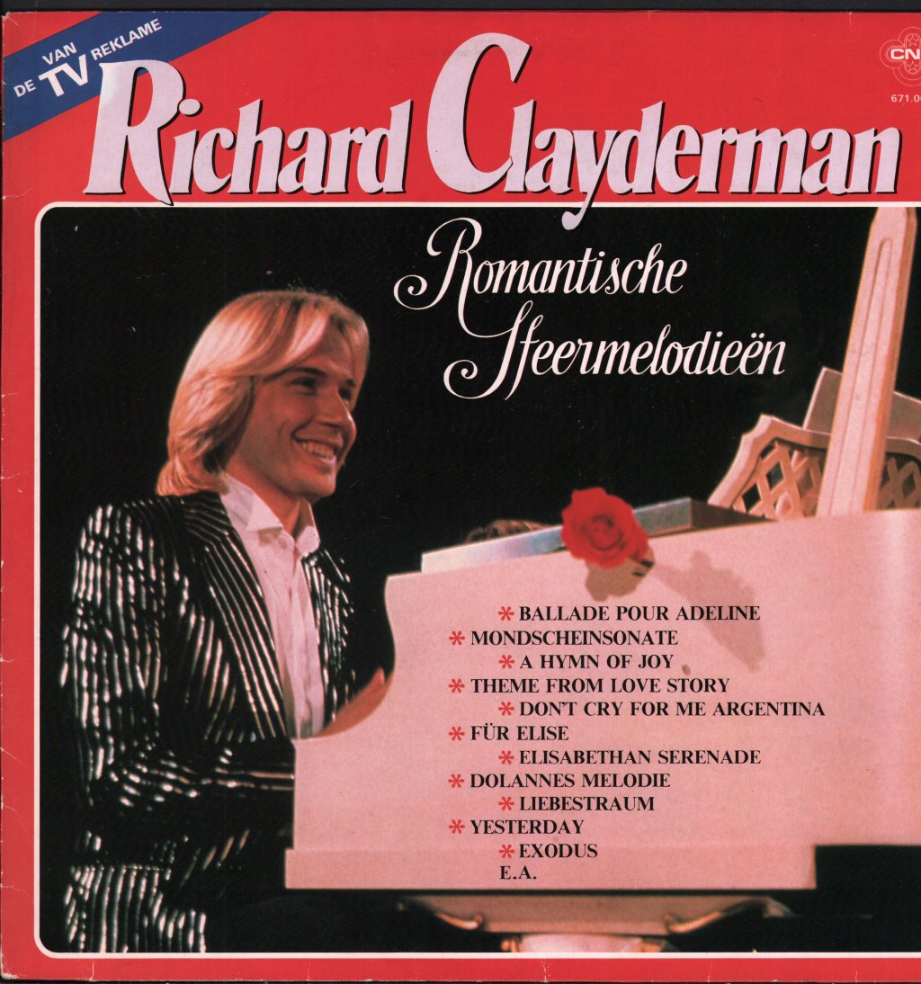 Richard Clayderman - Romantische Sfeermelodieen - Lp