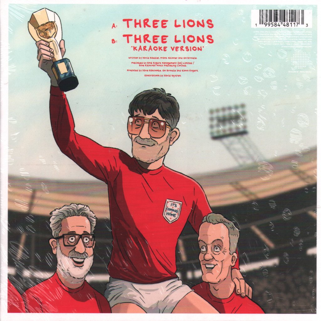 Baddiel And Skinner And Lightning Seeds - Three Lions (Football's Coming Home) - 7 Inch