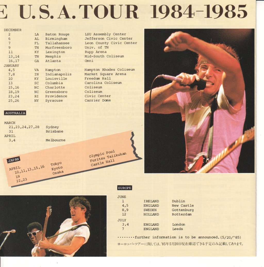 Bruce Springsteen - Glory Days - 7 Inch