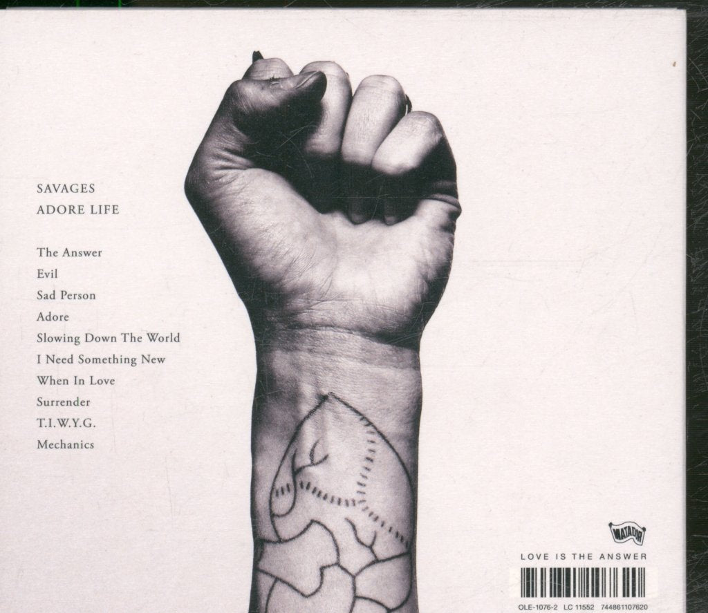 Savages - Adore Life - Cd