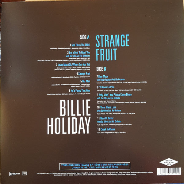 Billie Holiday - Strange Fruit - Lp
