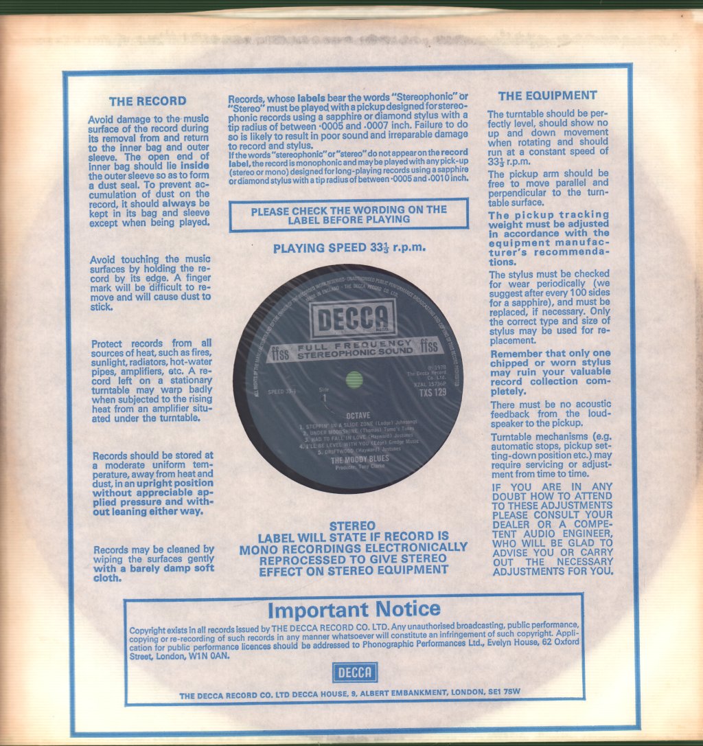 Moody Blues - Octave - Lp