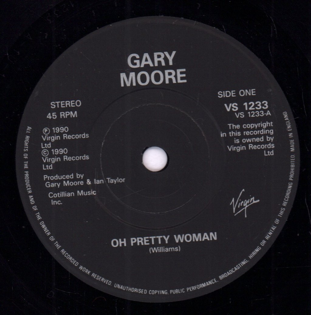 Gary Moore - Oh Pretty Woman - 7 Inch