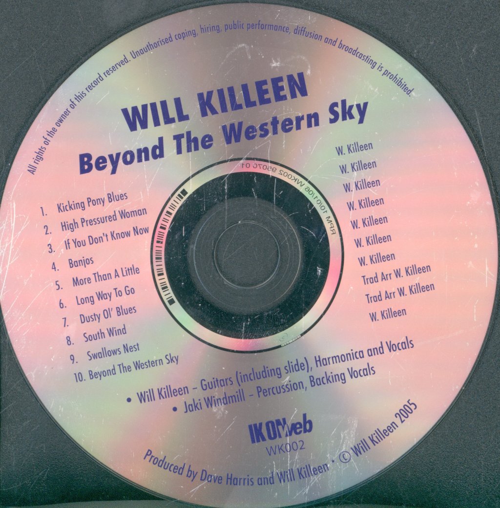 Will Killeen - Beyond The Western Sky - Cd