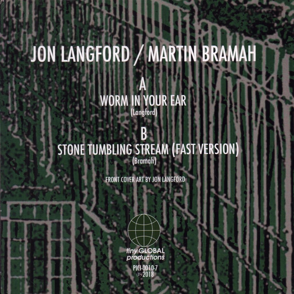 Martin Bramah Jon Langford - Worm In Your Ear / Stone Tumbling Stream - 7 Inch