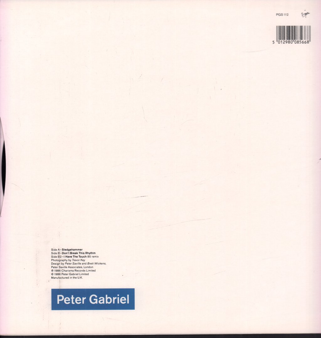 Peter Gabriel - Sledgehammer - 12 Inch