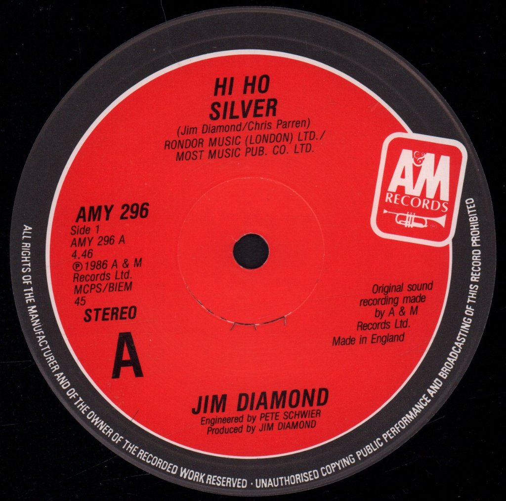 Jim Diamond - Hi Ho Silver - 12 Inch