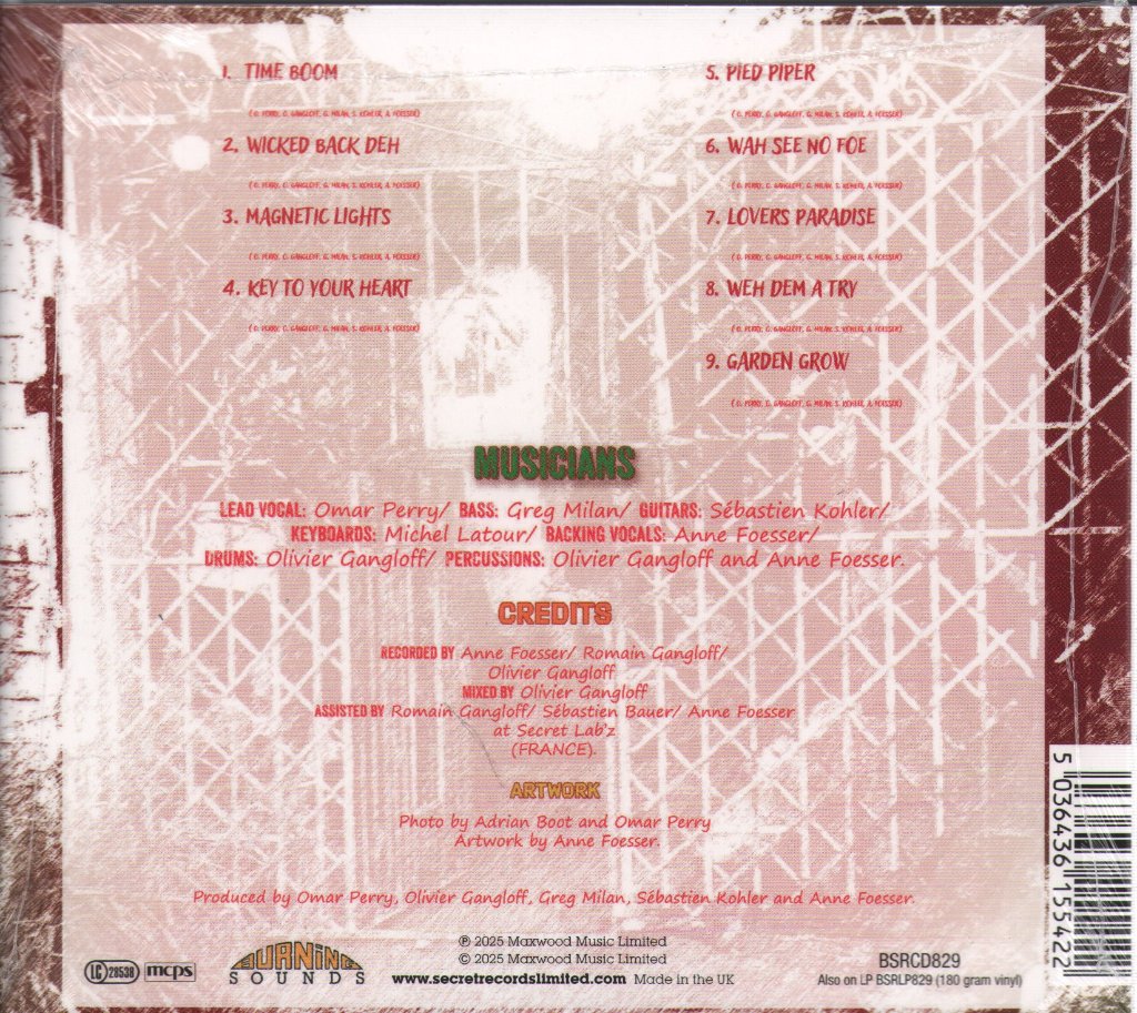 Omar Perry - Channelling Lee Scratch Perry - Cd
