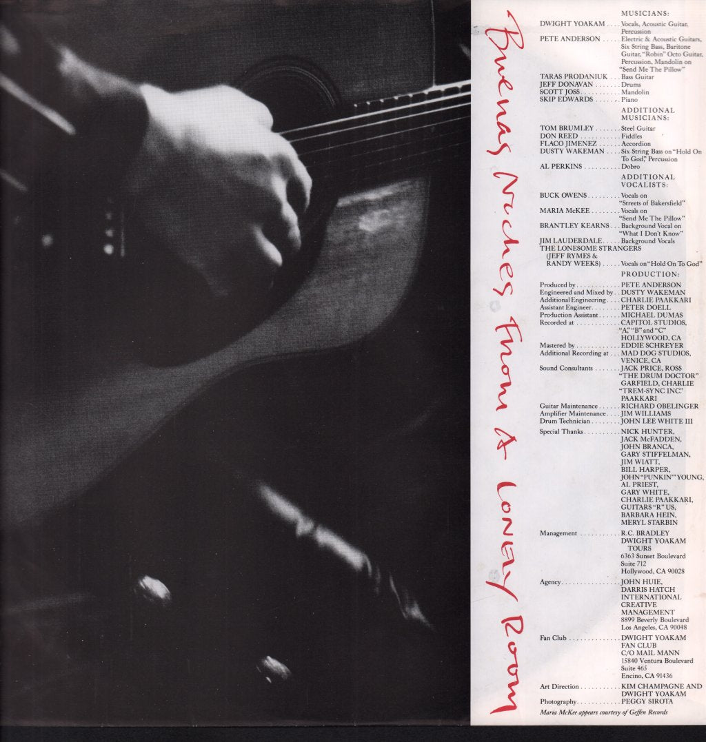 Dwight Yoakam - Buenas Noches From A Lonely Room - Lp