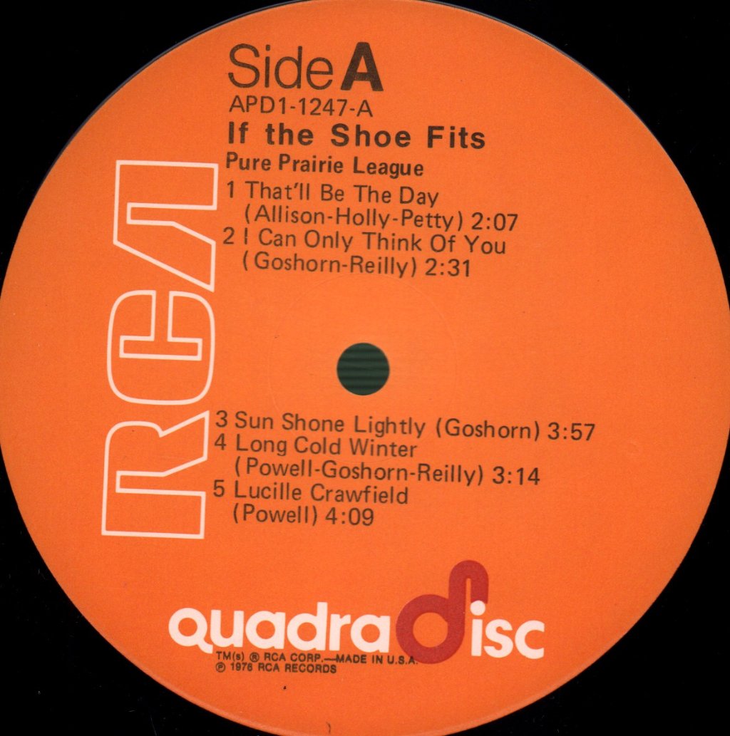 Pure Prairie League - If The Shoe Fits - Lp