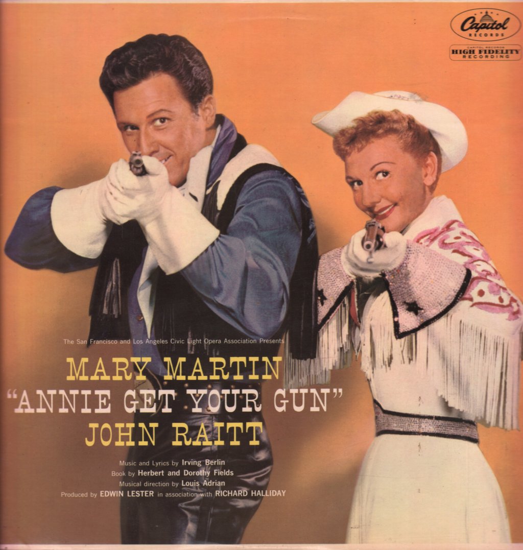 Mary Martin And John Raitt - Annie Get Your Gun - Lp