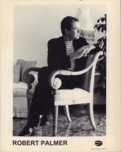 Robert Palmer - Robert Sat On A Chair Promo Black/White Photo - Photograph