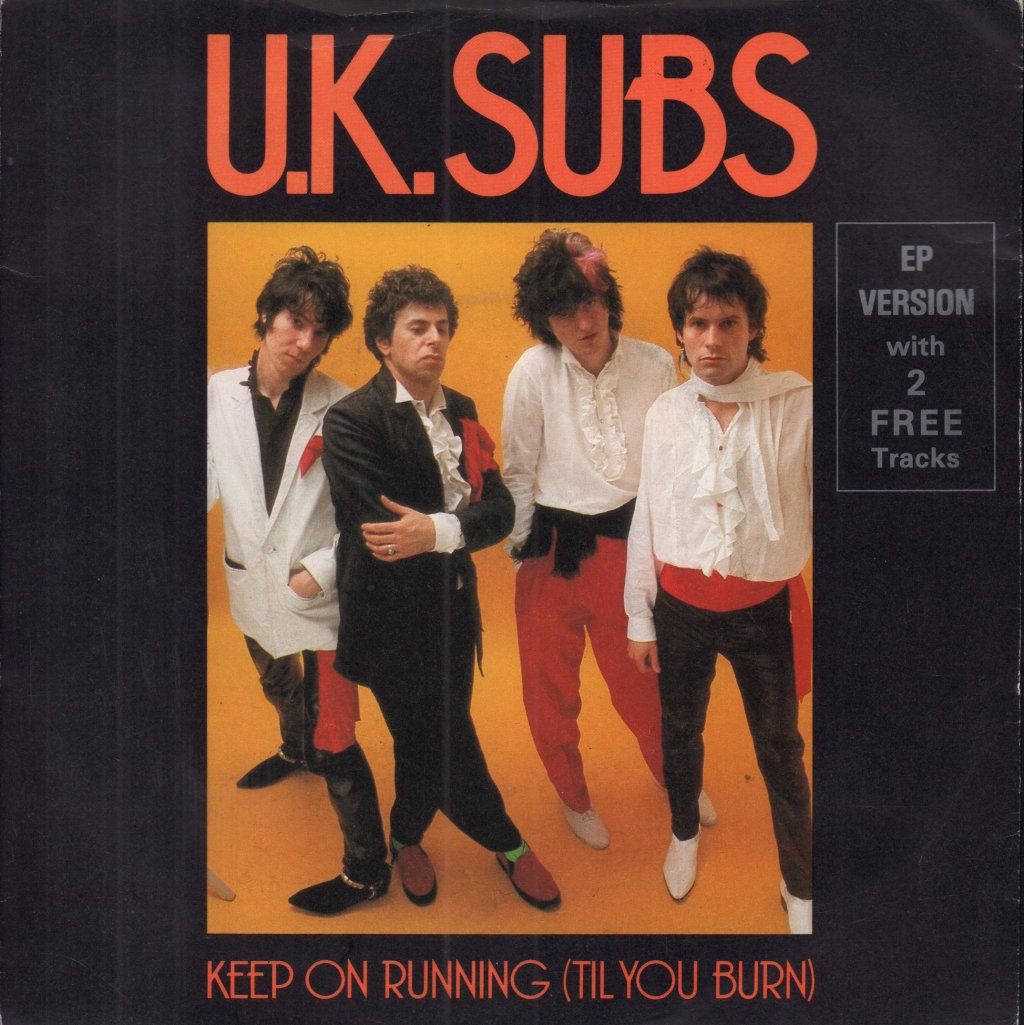 UK Subs - Keep On Running - 7 Inch