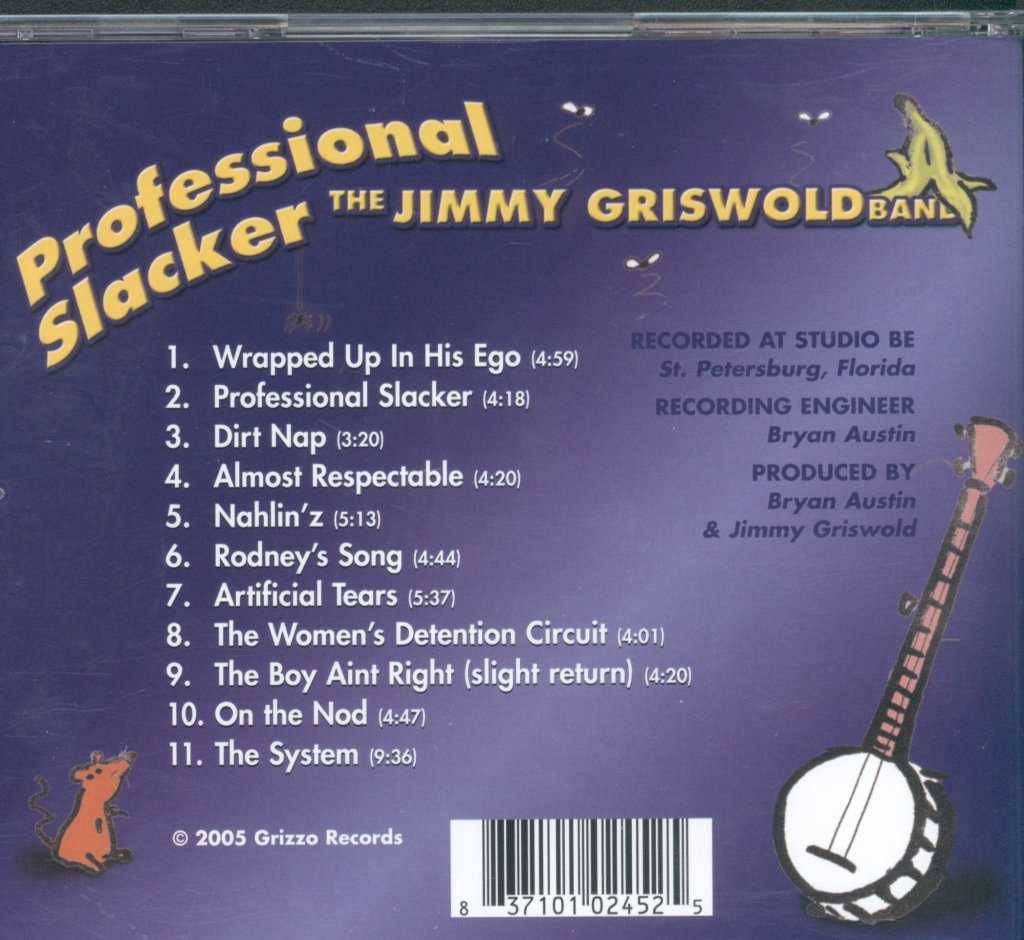 Jimmy Griswold Band - Professional Slacker - Cd