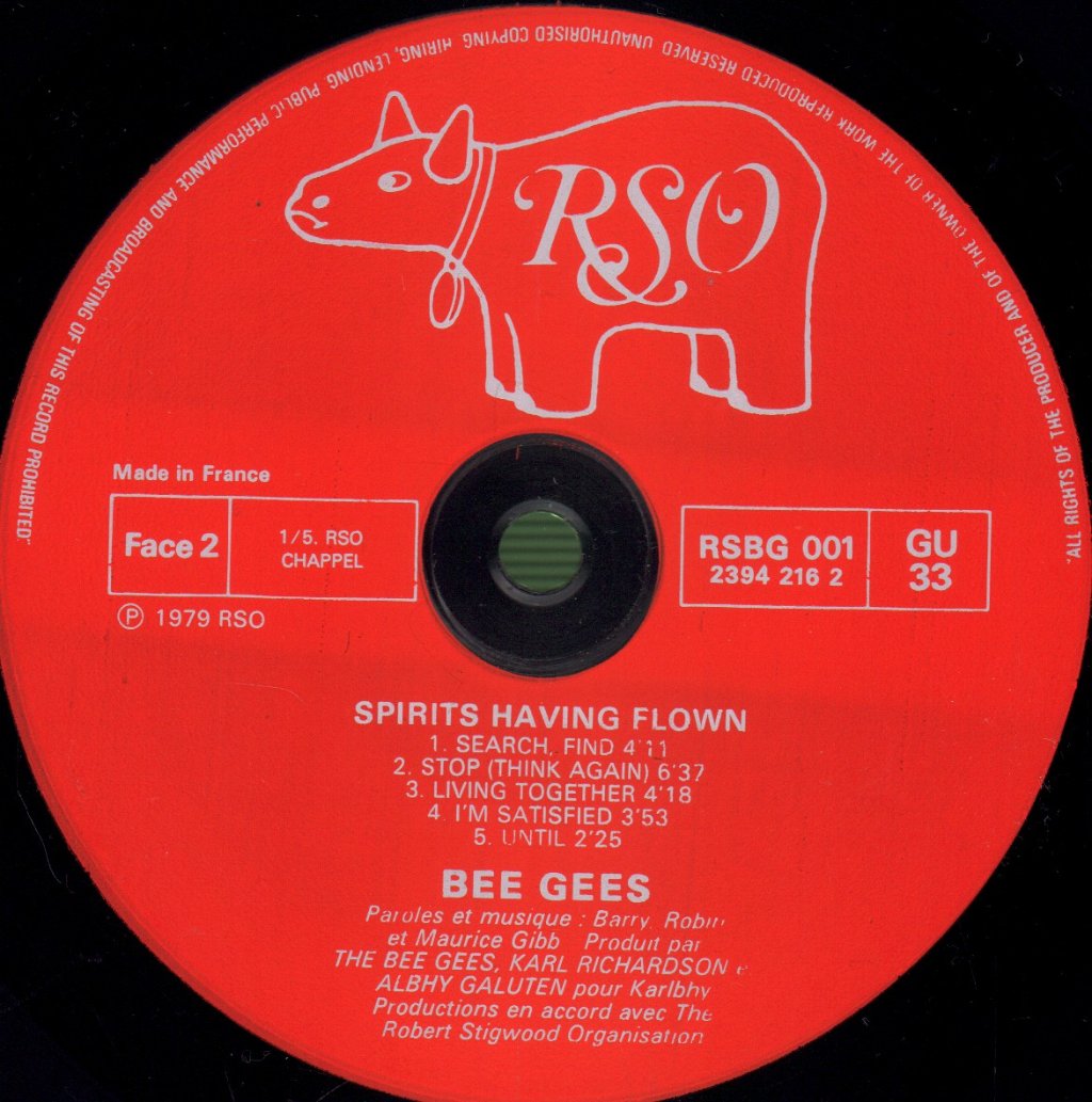 Bee Gees - Spirits Having Flown - Lp