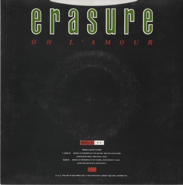 Erasure - Oh L'Amour - 7 Inch