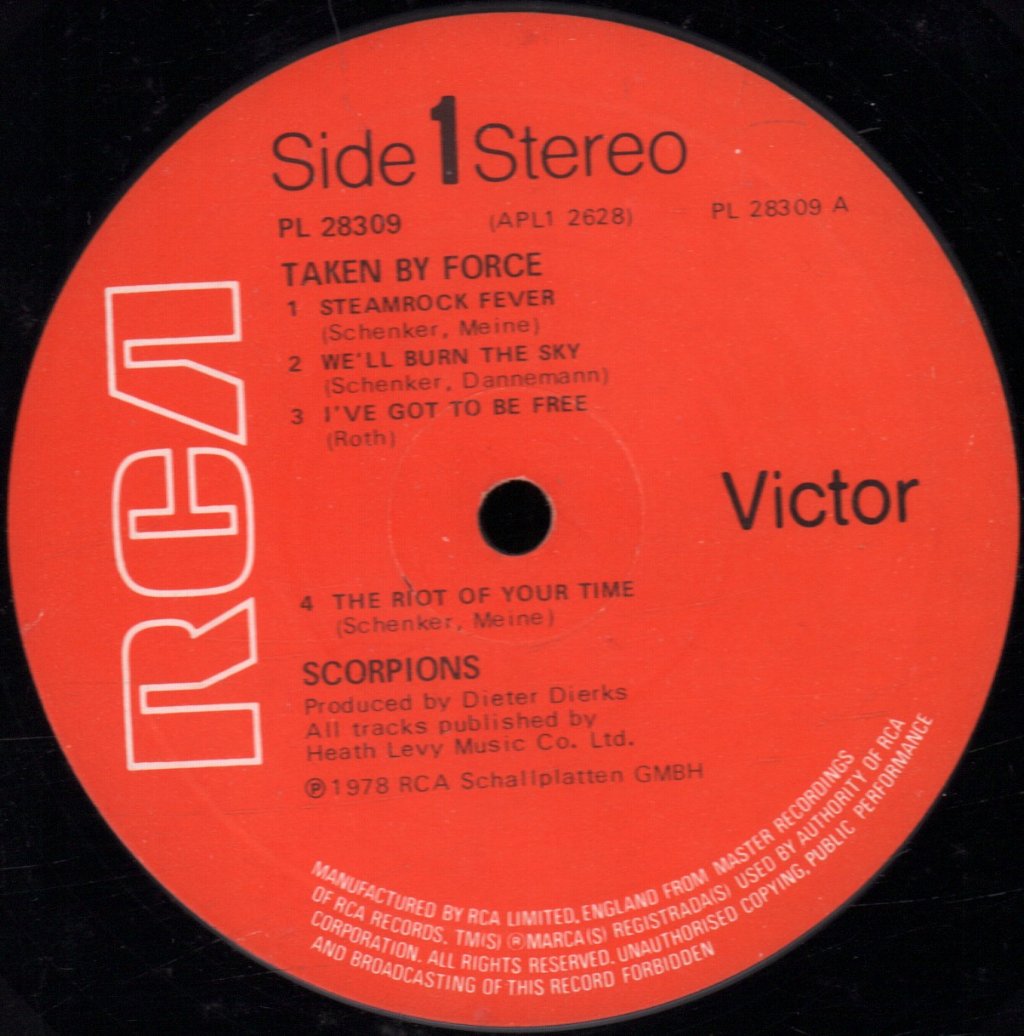 Scorpions - Taken By Force - Lp