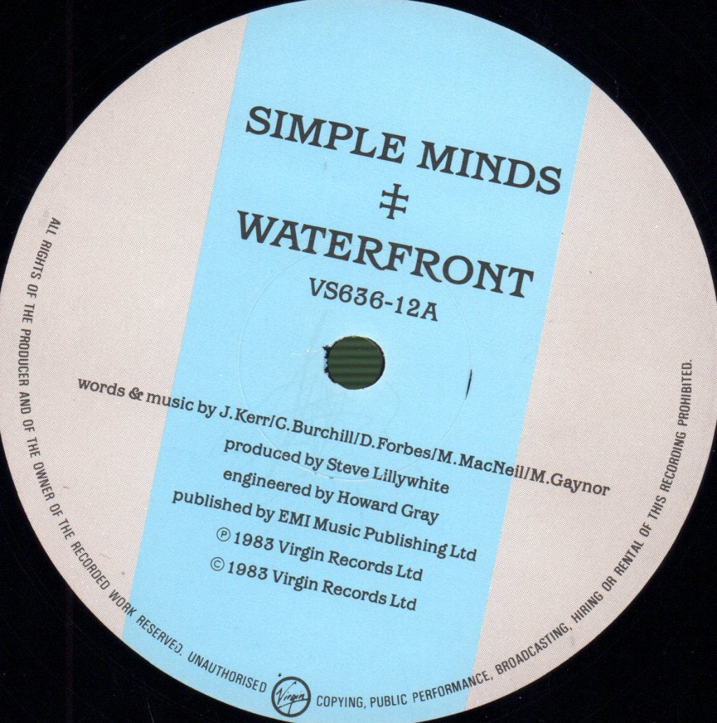 Simple Minds - Waterfront - 12 Inch