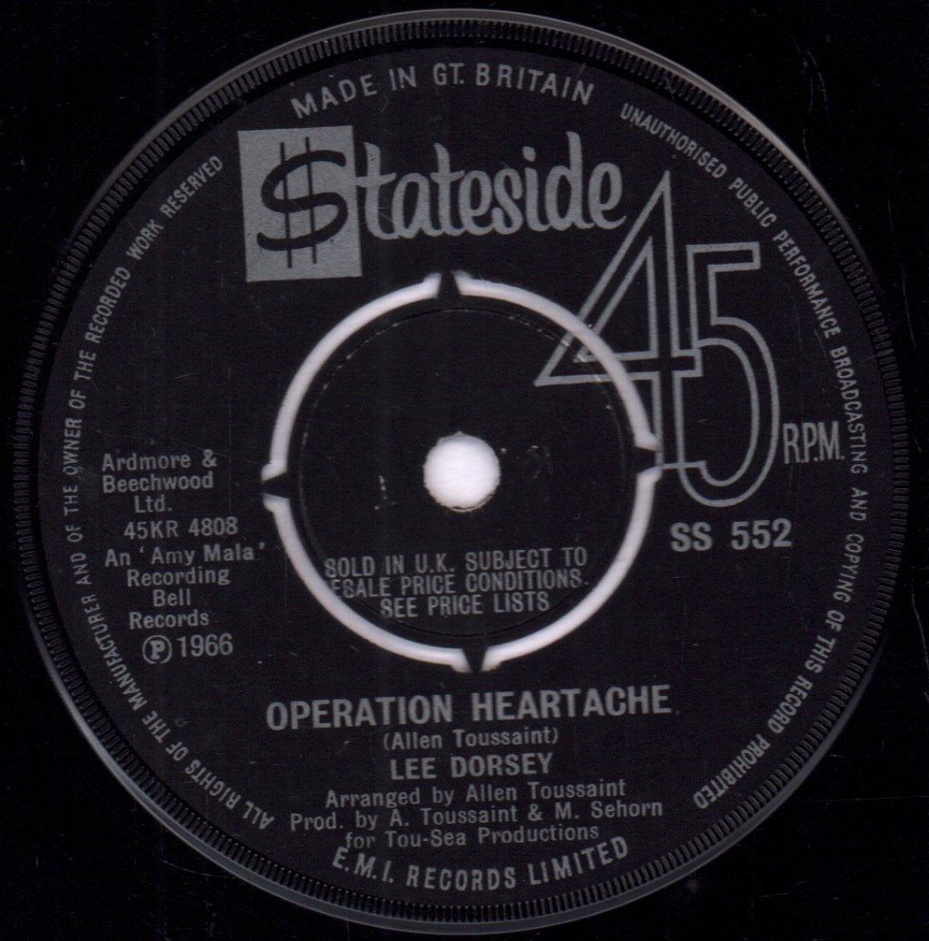 Lee Dorsey - Holy Cow - 7 Inch