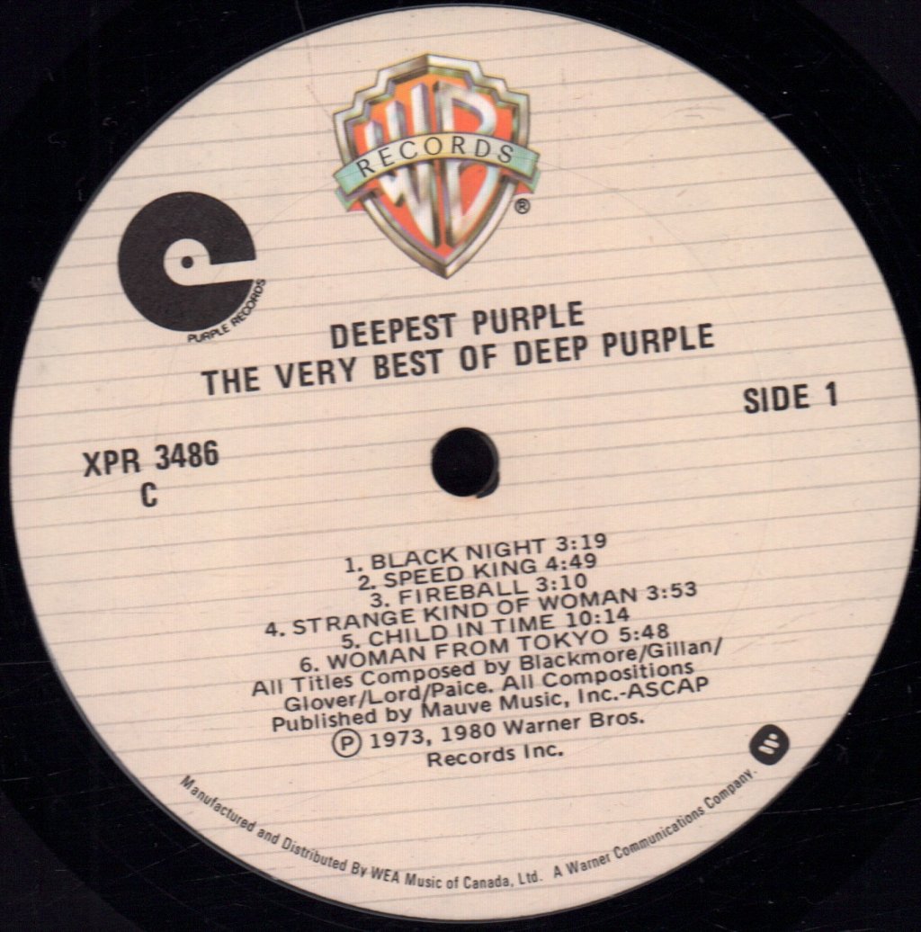 Deep Purple - Deepest Purple (The Very Best Of Deep Purple) - Lp