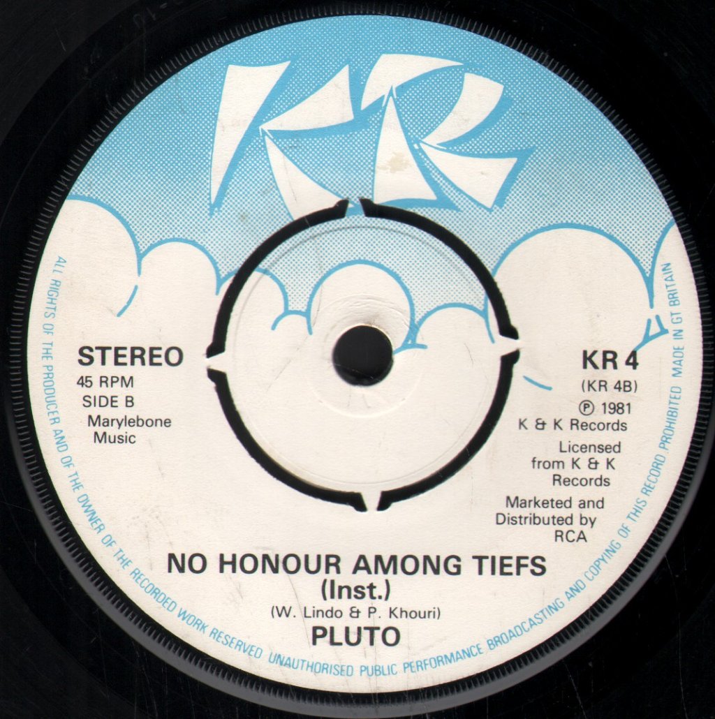 Pluto (Reggae) - Your Honour - 7 Inch
