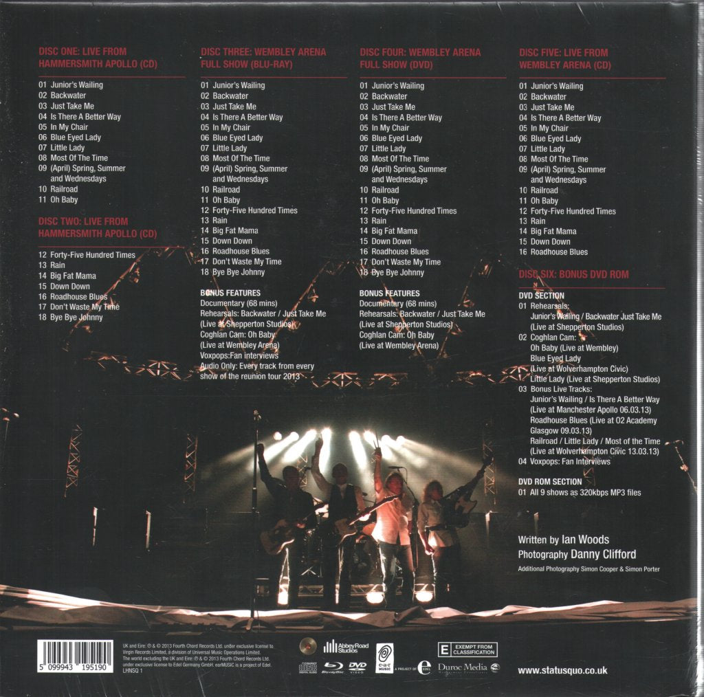 Status Quo - Frantic Four Reunion 2013 - Cd Set