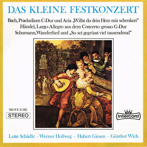 Robert Schumann - Das Kleine Festkonzert - 7 Inch
