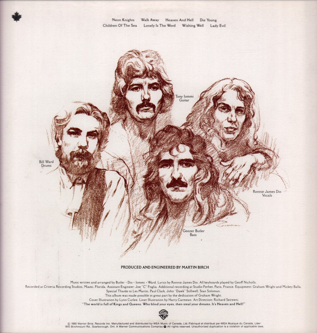 Black Sabbath - Heaven And Hell - Lp