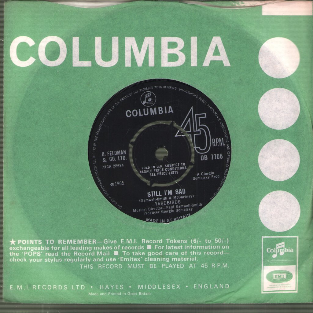 Yardbirds - Evil Hearted You - 7 Inch