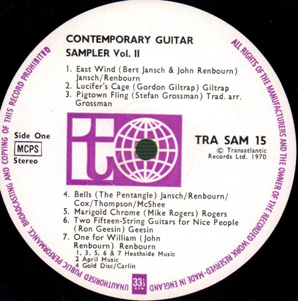 Various Artists - Contemporary Guitar Sampler Vol 2 - Lp
