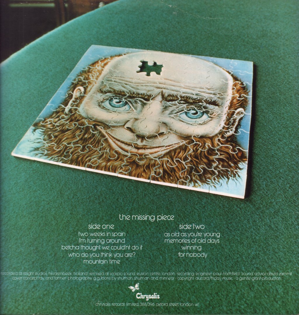 Gentle Giant - Missing Piece - Lp