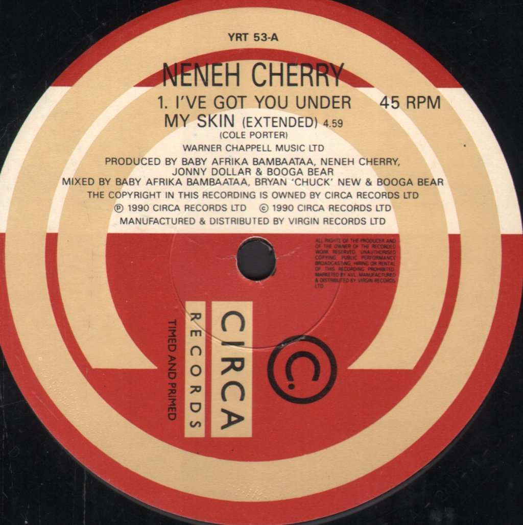 Neneh Cherry - I've Got You Under My Skin - 12 Inch