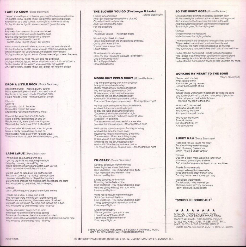 Starbuck - Moonlight Feels Right - Lp