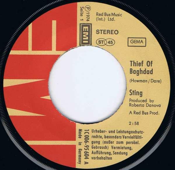 Sting (Glam/Rock Group) - Thief Of Baghdad - 7 Inch