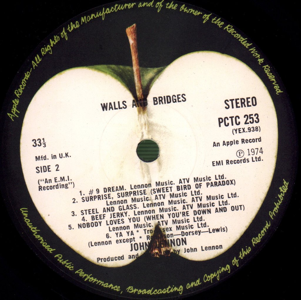 John Lennon - Walls And Bridges - Lp