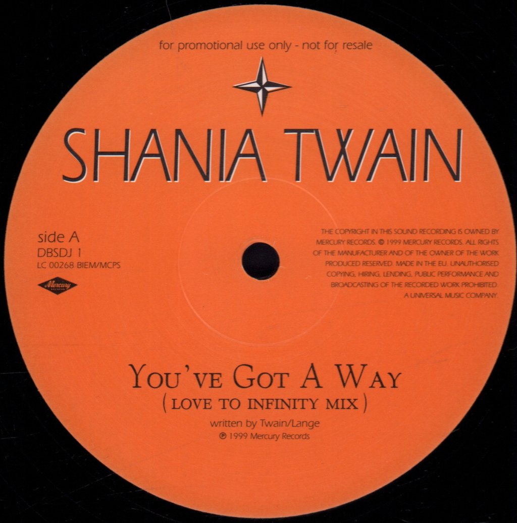 Shania Twain - You've Got A Way - 12 Inch