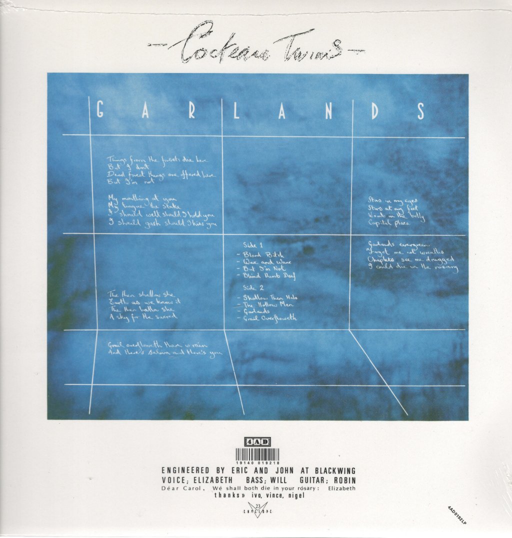 Cocteau Twins - Garlands - Lp