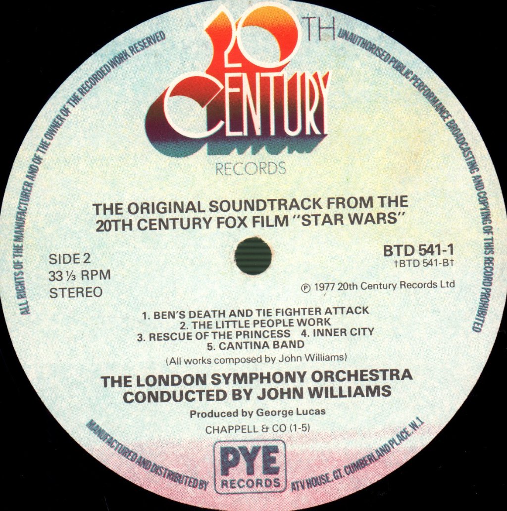 John Williams - Star Wars (Original Soundtrack) - Double Lp