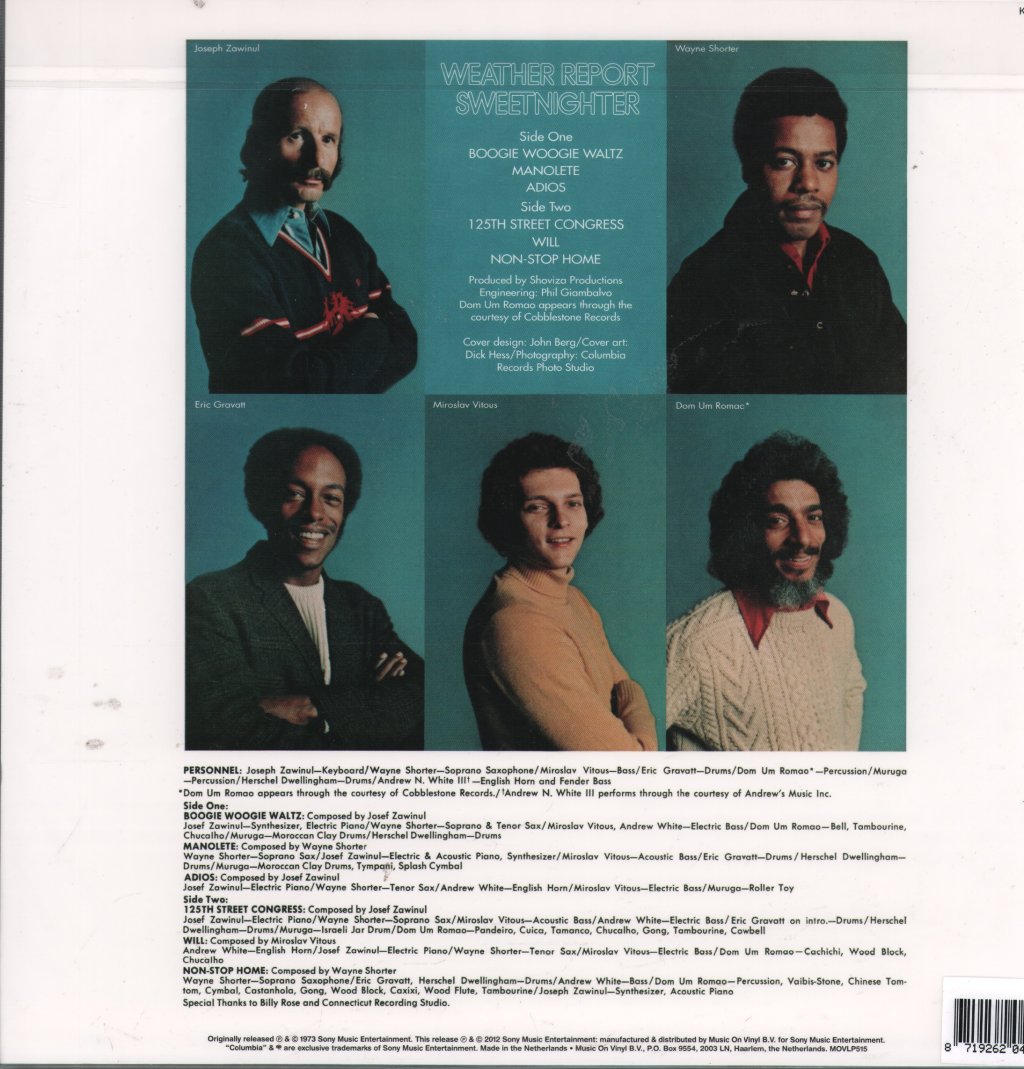 Weather Report - Sweetnighter - Lp
